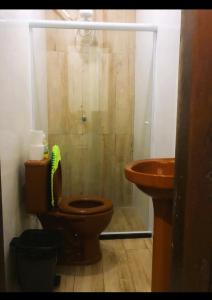 Koupelna v ubytování Ap, Bem localizado em Morro de São Paulo Ba