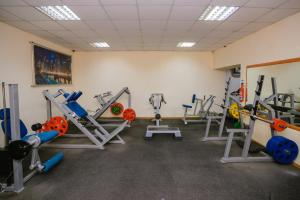 Fitness centrum a/nebo fitness zařízení v ubytování Cherkasy Palace