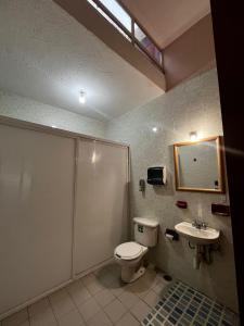Koupelna v ubytování Casa Kansha Luna
