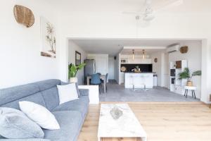 Posezení v ubytování Baie Nettle Beach Villa 1130