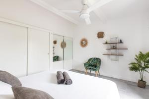 Postel nebo postele na pokoji v ubytování Baie Nettle Beach Villa 1130