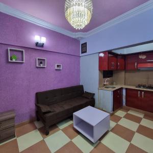 Et sittehjørne på One bedroom luxury apartment 1st floor with kitchen