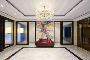 Posezení v ubytování Hilton Budapest