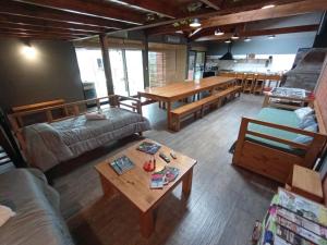 Postel nebo postele na pokoji v ubytování Escala Ezeiza Loft con desayuno