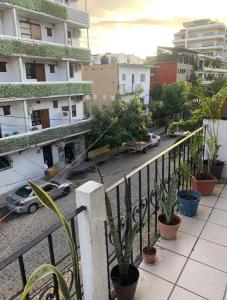 Balkón nebo terasa v ubytování 08 Habitación Independiente en Zona Romántica a solo 3 cuadras de la playa