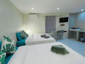 Postel nebo postele na pokoji v ubytování Boca Simon Vacation Curacao