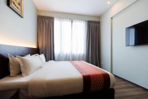 Televiisor ja/või meelelahutuskeskus majutusasutuses 56 Hotel