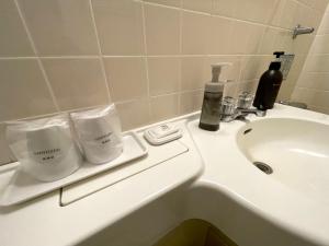 Koupelna v ubytování Heidihof Hotel + 37 fotografií