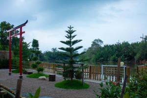 Zahrada ubytování Yunoya Riverside Villa