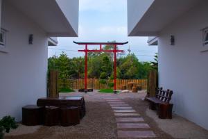 Zahrada ubytování Yunoya Riverside Villa
