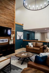 Televisyen dan/atau pusat hiburan di OK Welcome Home Hotel