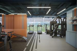 Fitness centrum a/nebo fitness zařízení v ubytování Holiday Inn Express Rayong