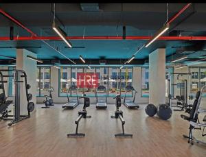 Fitness centrum a/nebo fitness zařízení v ubytování Town square, Dubai