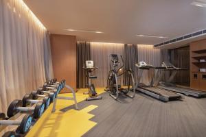 Fitness centrum a/nebo fitness zařízení v ubytování Hampton by Hilton Chengdu Xibo City