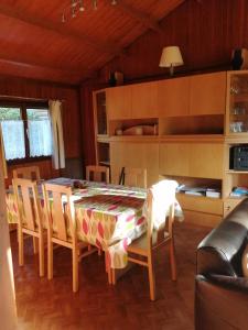 Posezení v ubytování Chalet 94 la boverie