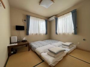 TV a/nebo společenská místnost v ubytování Karin doo Hotel