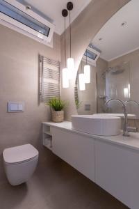 Koupelna v ubytování Frosini Seafront Loft