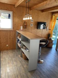 TV a/nebo společenská místnost v ubytování Blockhaus Windrose