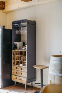 Käferberghof im Burgenland, Komfortzimmer mit Frühstück, Bed & Breakfast, Urlaub am Bauernhof的厨房或小厨房