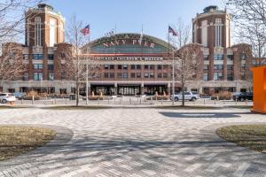 a large building with a sign that reads city pier at Streeterville 1br w lounge terrace n Navy Pier CHI-1000 in Chicago