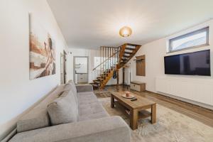 Et tv og/eller underholdning på Cazare Zorilor