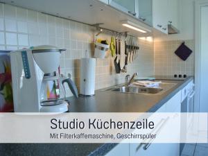 Kuchyň nebo kuchyňský kout v ubytování Landhaus Edelmann