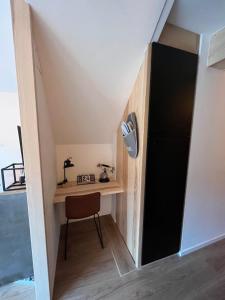Kuchyňa alebo kuchynka v ubytovaní APPARTEMENT AUX PIEDS DES PISTES DE SKI