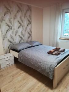 Posteľ alebo postele v izbe v ubytovaní Sausage dog's apartments