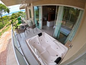 Balkon oz. terasa v nastanitvi Lasuiza Suites