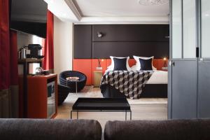 מיטה או מיטות בחדר ב-Terrass" Hotel