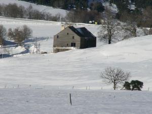 Gîte des Cabr'éoles að vetri til