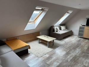 Posezení v ubytování Bubble Apartman