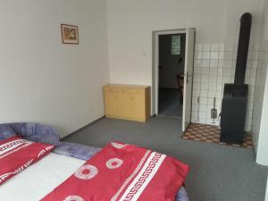 Postel nebo postele na pokoji v ubytování Vila Pelant
