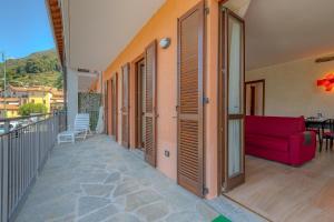 Balcone o terrazza di [Como-Blevio] Suite lake view + private garage