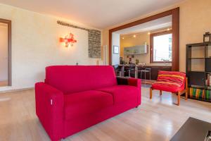 Area soggiorno di [Como-Blevio] Suite lake view + private garage