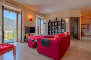 TV o dispositivi per l'intrattenimento presso [Como-Blevio] Suite lake view + private garage