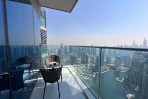 Balkón nebo terasa v ubytování Ultra-Luxury 3BR opulent furnishing @damac heights
