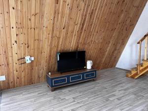 TV a/nebo společenská místnost v ubytování Topchu Forest Ismayilli