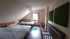 Voodi või voodid majutusasutuse Sunshine Villa Fonyódliget toas