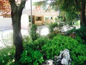 A garden outside Hotel Escuela Madrid