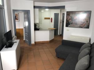 TV a/nebo společenská místnost v ubytování Plaza Andalucia Edificio Dornajo 215