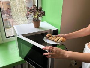 Jídlo v hostelu nebo okolí