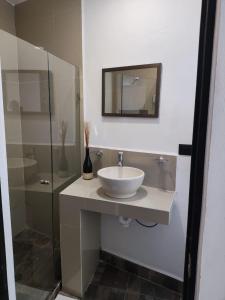Koupelna v ubytování Villas Carlota Cancún