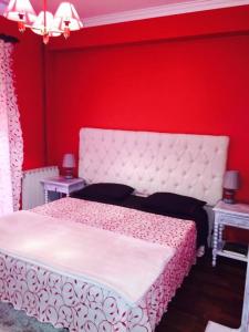 Uma cama ou camas num quarto em Alojamento Local S. Bartolomeu