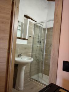Koupelna v ubytování casa tarcisio