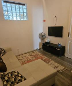 TV a/nebo společenská místnost v ubytování Lisbon Apartments in Anjos