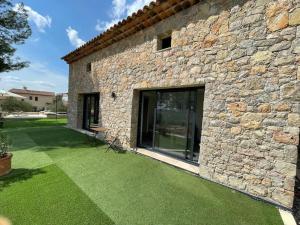 Bygningen som feriehuset ligger i