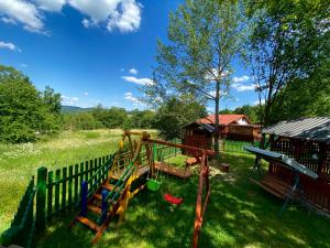 En have udenfor Przycup w Karkonoszach Apartamenty Słoneczna dolina 7B - domek na wyłączność w Karkonoszach