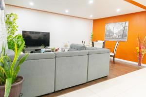 Televízia a/alebo spoločenská miestnosť v ubytovaní Cozy Private Room-Your Perfect place in Hamilton