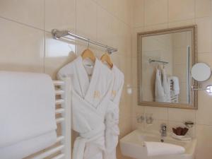 Koupelna v ubytování Hotel Garni Rheinpracht